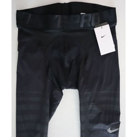 Nike Pro 812988 010 Men's Sz XL-Tall Black Hyperrecovery Compression Tights $150 - Picture 4 of 7